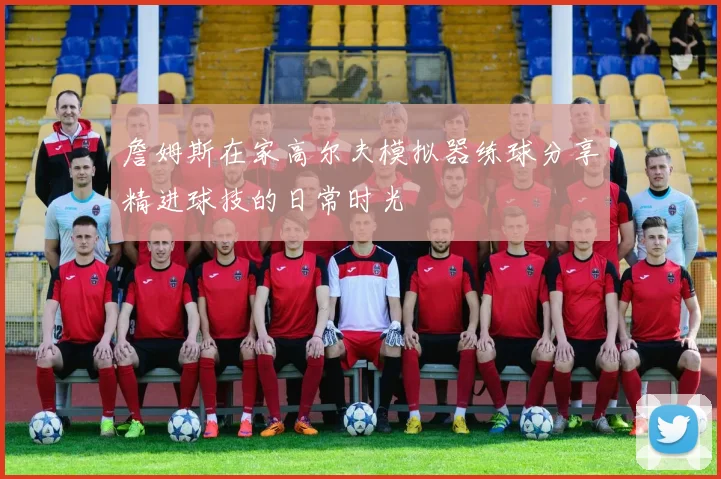 詹姆斯在家高尔夫模拟器练球分享精进球技的日常时光